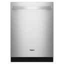Whirlpool® 24-Inch Dishwasher with Total Coverage Wash Action and Auto Open Air Dry in Fingerprint Resistant Stainless Steel WDTS8024SZ