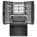 Kitchenaid® 24 cu. ft. 36-Inch Width Counter-Depth French Door Refrigerator with Interior Dispense KRFC236SBE