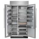 Kitchenaid® 25.5 Cu. Ft. 42" Built-In Side-by-Side Refrigerator with Platinum Interior KBSN742SPS