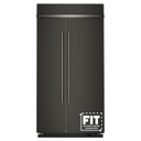 Kitchenaid® 25.5 Cu. Ft. 42" Built-In Side-by-Side Refrigerator with Platinum Interior KBSN742SJP
