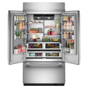 Kitchenaid® 24.2 Cu. Ft. 42"" Built-In French Door Bottom Mount Refrigerator with Platinum Interior KBFN542SPS Kitchenaid® 24.2 Cu. Ft. 42"" Built-In French Door Bottom Mount Refrigerator with Platinum Interior KBFN542SPS