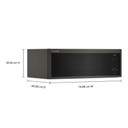 Kitchenaid® Smart Low Profile Microwave Hood Combination with Dual Fan Ventilation YKMML550RBE