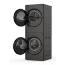 Whirlpool® 24-in Compact ENERGY STAR® Certified Ventless Heat Pump Laundry Tower with 3.2-cu. ft. I.E.C. Washer and Electric 4.3-cu ft Dryer YWFH5424SJ