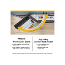 Whirlpool® 36-inch Wide True Counter Depth 3-Door French Door Refrigerator - 24 cu. ft. WRFC3036RW