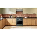 KitchenAid® 30-Inch 4 Burner Commercial-Style Gas Range with No Preheat Air Fry Mode KFGS930SJP