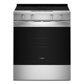 Whirlpool® 30-inch Electric Smart Range with Air Cooking Technology and Steam Clean YWSES4530TZ