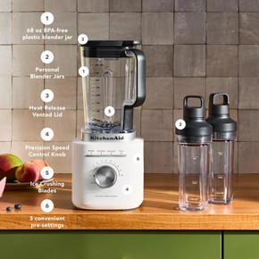 KitchenAid® Pure Power Blender with Personal Blending Jar KSB2079PL