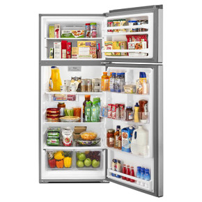 Whirlpool® 28-inch Wide Refrigerator Compatible With The EZ Connect Icemaker Kit – 18 Cu. Ft. WRT518SZFM