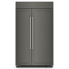 Kitchenaid® 30 Cu. Ft. 48"" Built-In Side-by-Side Refrigerator with Panel-Ready Doors KBSN708MPA Kitchenaid® 30 Cu. Ft. 48"" Built-In Side-by-Side Refrigerator with Panel-Ready Doors KBSN708MPA