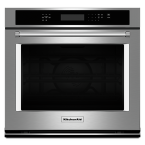 Kitchenaid® 30 Single Wall Oven with Even-Heat™ True Convection KOSE500ESS