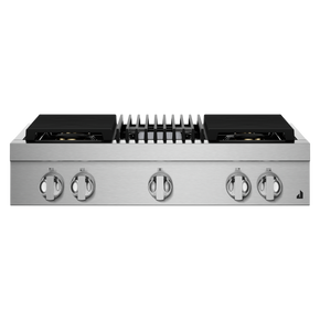 Jennair® NOIR™ 36 Gas Professional-Style Rangetop with Grill JGCP636HM