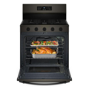 Whirlpool® 30-inch Gas Range with Air Cooking Technology, No Preheat Air Fry and Air Baking and Self Clean WFGS5030RV