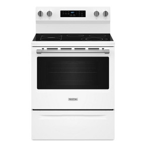 Maytag® 30-Inch Convection Electric Range With No Preheat Air Fry and Air Baking - 5.3 Cu. Ft. YMFES6030RW