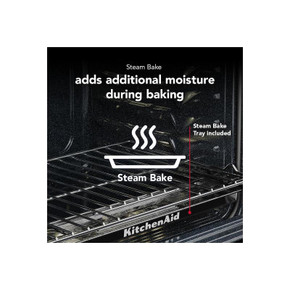 Kitchenaid® 5.3 Cu. Ft. Slide-in Electric Range with Two Even-Heat™ Hyper Elements and Convection Cooking Modes YKSES530SPS
