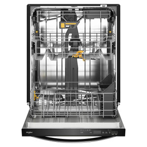 Whirlpool® 24-Inch Dishwasher with Total Coverage Wash Action and Auto Open Air Dry in Fingerprint Resistant Black Stainless WDTS8024SV