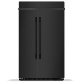 Kitchenaid® 30 Cu. Ft. 48" Built-In Side-by-Side Refrigerator with Platinum Interior KBSN748SBE Kitchenaid® 30 Cu. Ft. 48" Built-In Side-by-Side Refrigerator with Platinum Interior KBSN748SBE