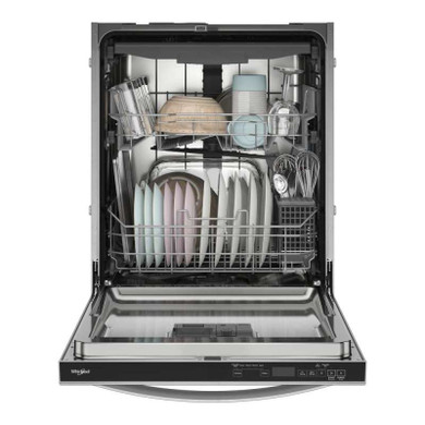 Whirlpool® 47 dBA Flush to Cabinet Dishwasher with 3rd Rack WDTF5024SZ