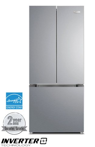 30 "Wide Marathon 18 Cuft Bottom mount Fridge STAINLESS