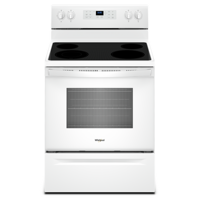 Whirlpool® 5.3 cu. ft. guided Electric Freestanding Range with True Convection Cooking YWFE521S0HW