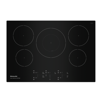 Kitchenaid® Table de cuisson à induction par capteur de 5 éléments et 30 po KCIG550JBL