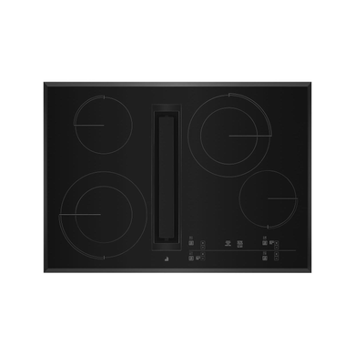 Jennair® 30" Electric Radiant Downdraft Touch Cooktop black JED4430KB