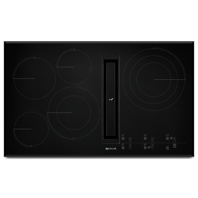 Jennair® 36" Electric Radiant Downdraft Cooktop Black JED4536KB