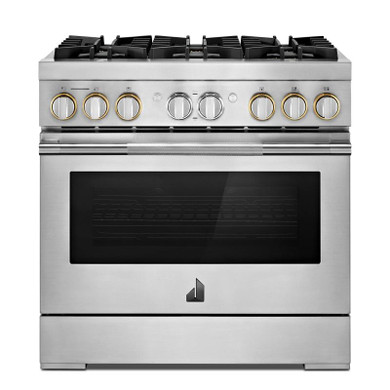 Jennair® 36" RISE™ Dual-Fuel Professional-Style Range JDRP436HL