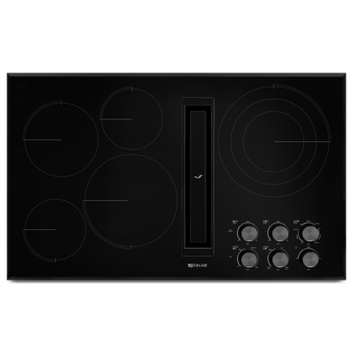 Jennair® Black Floating Glass 36 JX3™ Electric Downdraft Cooktop JED3536GB