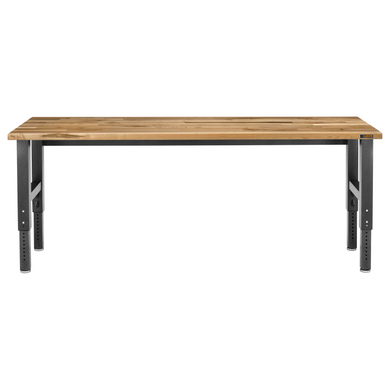 Gladiator® 8' (243.8 cm) Wide Adjustable Height Hardwood Workbench GAWB08HWEG