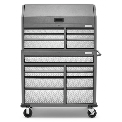 Gladiator® Premier 41 inch (104.1 cm) 15-drawer Mobile Tool Chest Combo GATC4115JG