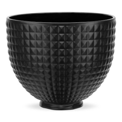 Kitchenaid® 5 Quart Black Studded Ceramic Bowl KSM2CB5LS