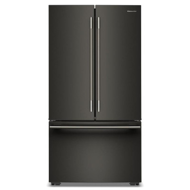 Kitchenaid® 24 cu. ft. 36-Inch Width Counter-Depth French Door Refrigerator with Interior Dispense KRFC236SBE