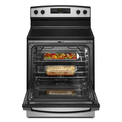 30-inch Amana® Electric Range with Extra-Large Oven Window YAER6203MSS