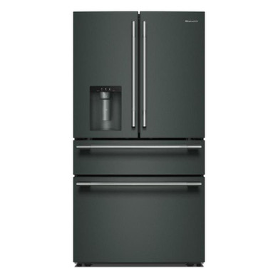 Kitchenaid® 29 cu. ft. French Door Refrigerator with Exterior Water and Ice and FreshChill™ Full-Width Refrigerated Drawer KRMF436SJP