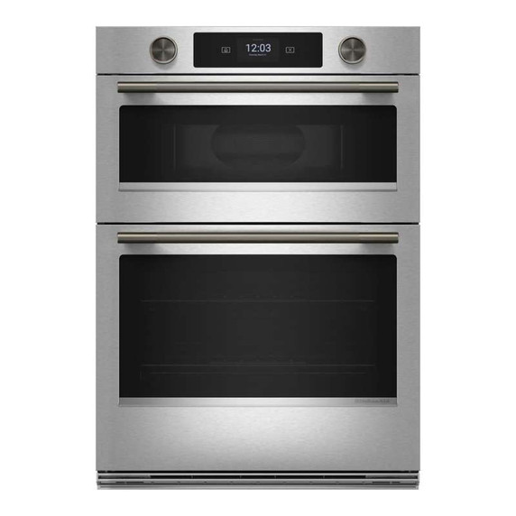 Kitchenaid® 30-inch Smart Electric Combo Wall Oven with Intelligent Cooking Camera - PrintShield™ Finish KOEC930SPS