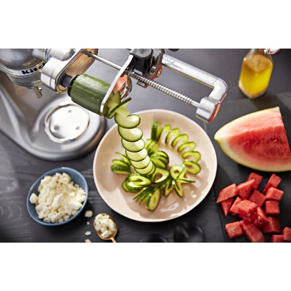 Kitchenaid® 7 Blade Spiralizer Plus with Peel, Core and Slice KSM2APC