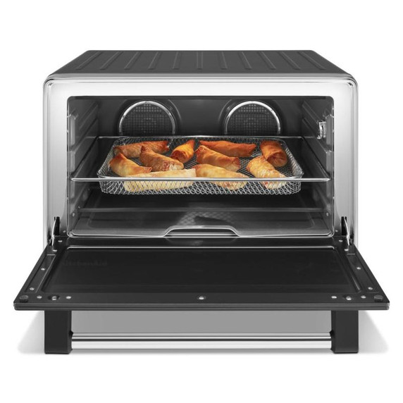 Kitchenaid® Dual Convection Countertop Oven with Air Fry and Temperature Probe KCO224BM