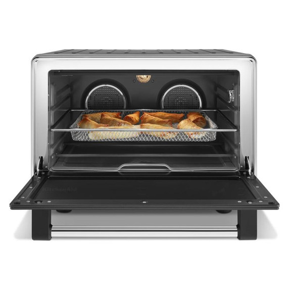 Kitchenaid® Dual Convection Countertop Oven with Air Fry and Temperature Probe KCO224BM