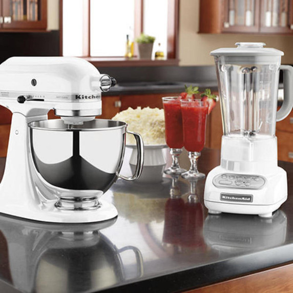 Kitchenaid® Artisan® Series 5-Quart Tilt-Head Stand Mixer KSM150PSWH