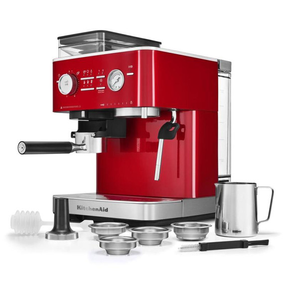 Kitchenaid® Semi Automatic Espresso Machine with Burr Grinder KES6551CA