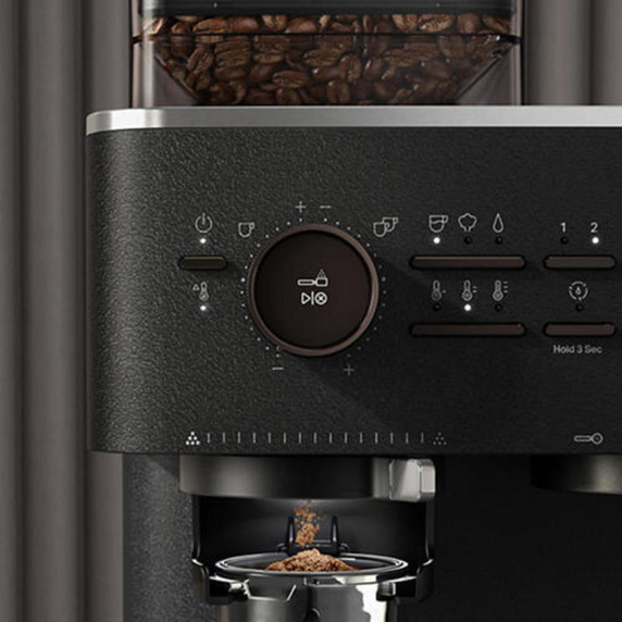 KitchenAid.ca Exclusive Colour - Semi Automatic Espresso Machine with Burr Grinder KES6551BK