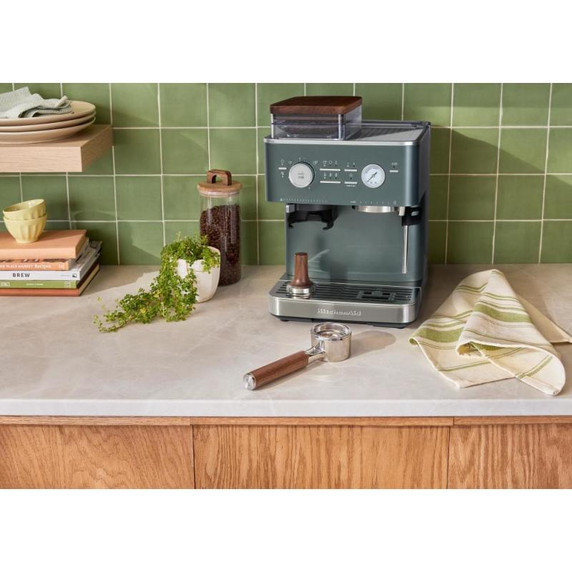 Kitchenaid® Semi Automatic Espresso Machine with Burr Grinder KES6551JP
