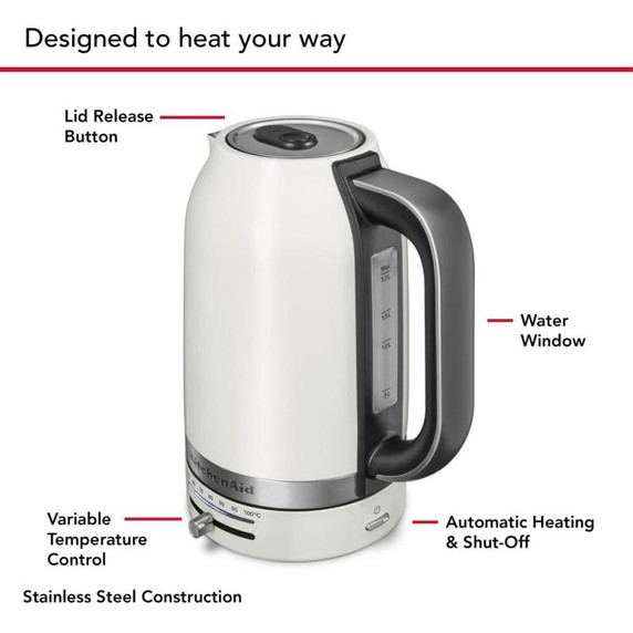 Kitchenaid® 1.7 Liter Electric Kettle KEK1701PL