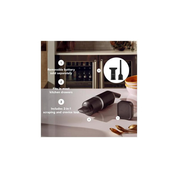 KitchenAid Go™ Cordless Kitchen Vacuum - battery sold separately KKVR100BM