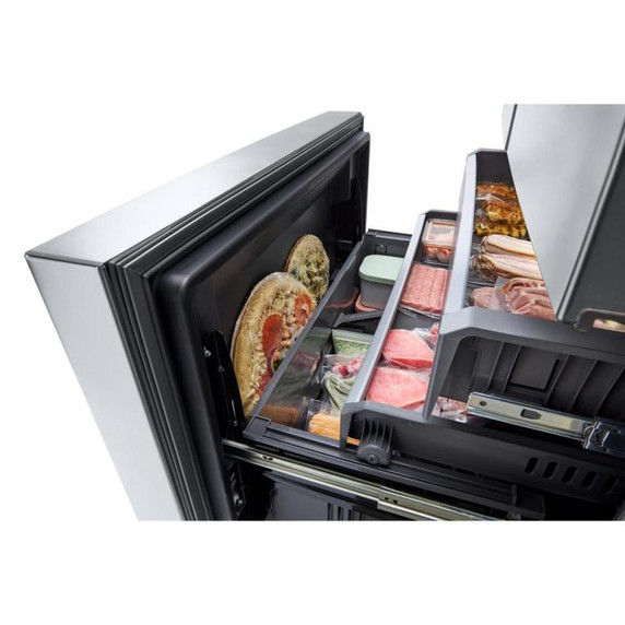 Jennair® RISE™ 36” Counter-Depth French Door Refrigerator with External Dispenser JFFCCE72SL