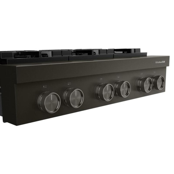 KitchenAid® 36-inch 6-Burner Gas Commercial-Style Rangetop KCGK936TBE