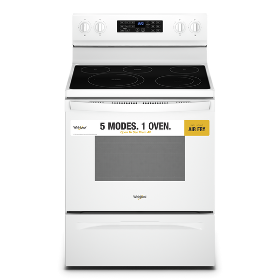 5.3 Cu. Ft. Whirlpool® Electric 5-in-1 Air Fry Oven YWFE550S0LW