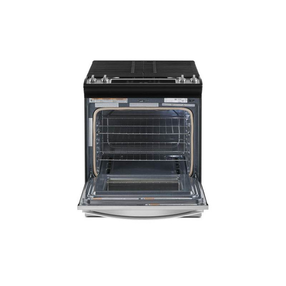 5.0 Cu. Ft. Whirlpool® Gas Range with Frozen Bake™ Technology WEG515S0LS