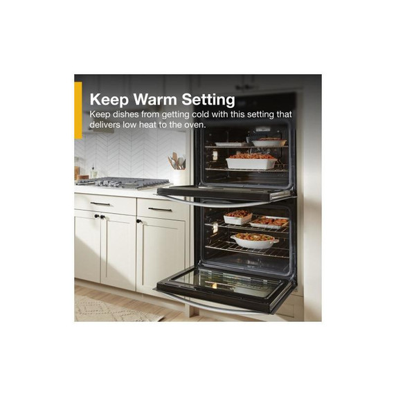 Whirlpool® 8.6 Total Cu. Ft. Double Wall Oven with Air Fry When Connected WOED5027LZ Whirlpool® 8.6 Total Cu. Ft. Double Wall Oven with Air Fry When Connected WOED5027LZ