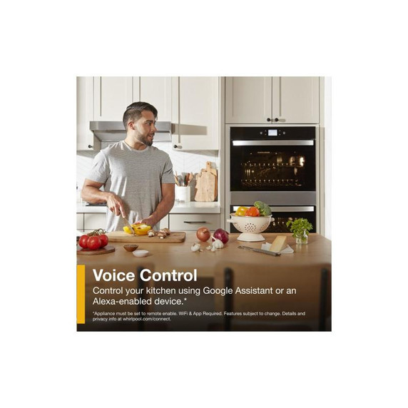 Whirlpool® 8.6 Total Cu. Ft. Double Wall Oven with Air Fry When Connected WOED5027LZ Whirlpool® 8.6 Total Cu. Ft. Double Wall Oven with Air Fry When Connected WOED5027LZ